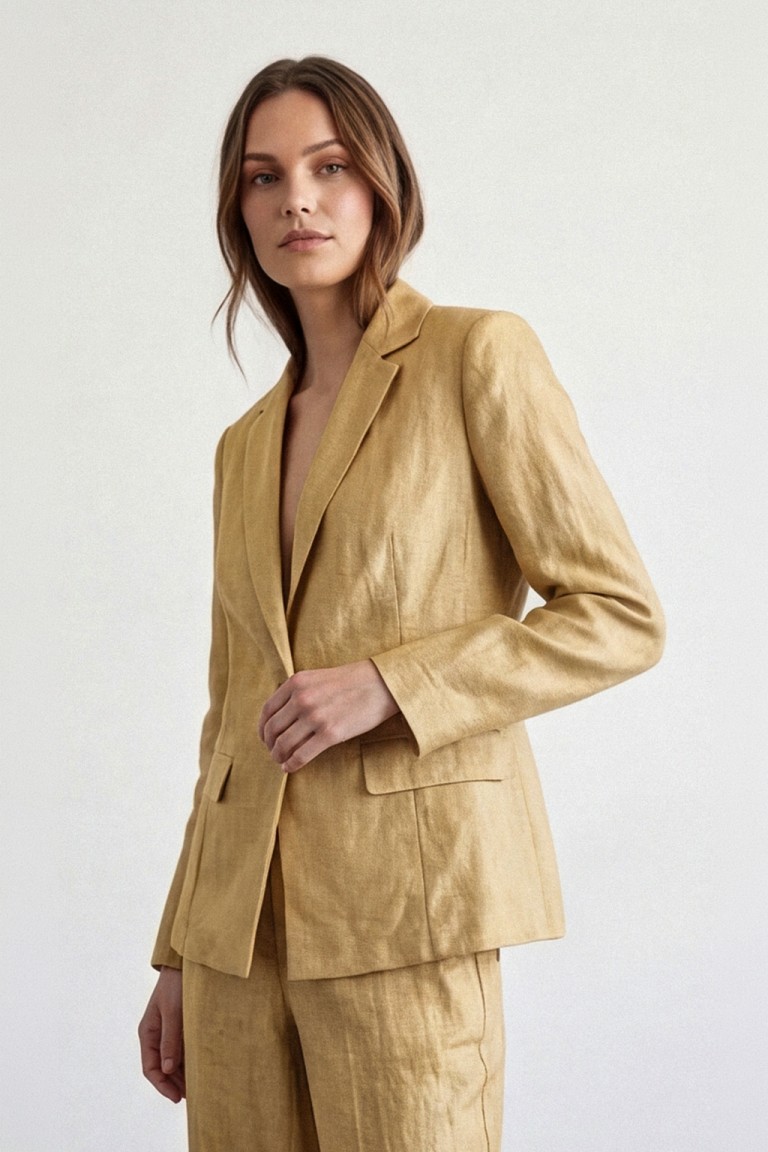 Giacca effetto stropicciato