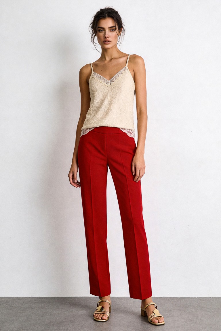 Pantalone gamba dritta