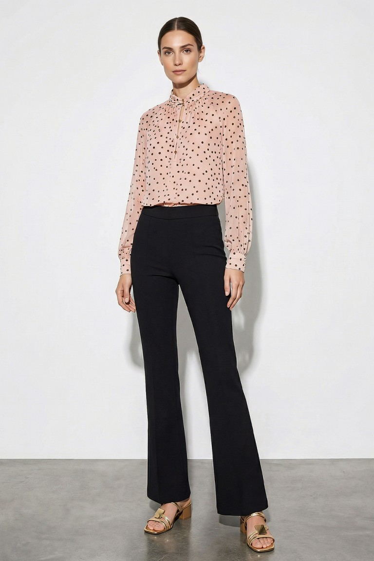 Pantalone semi flare