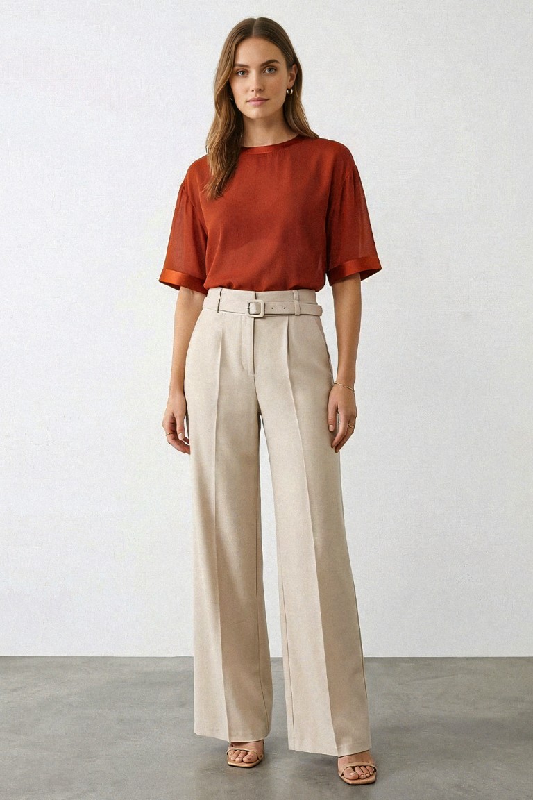 T shirt in georgette