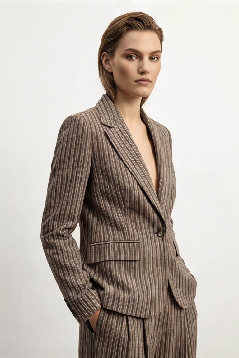 Blazer righe verticali