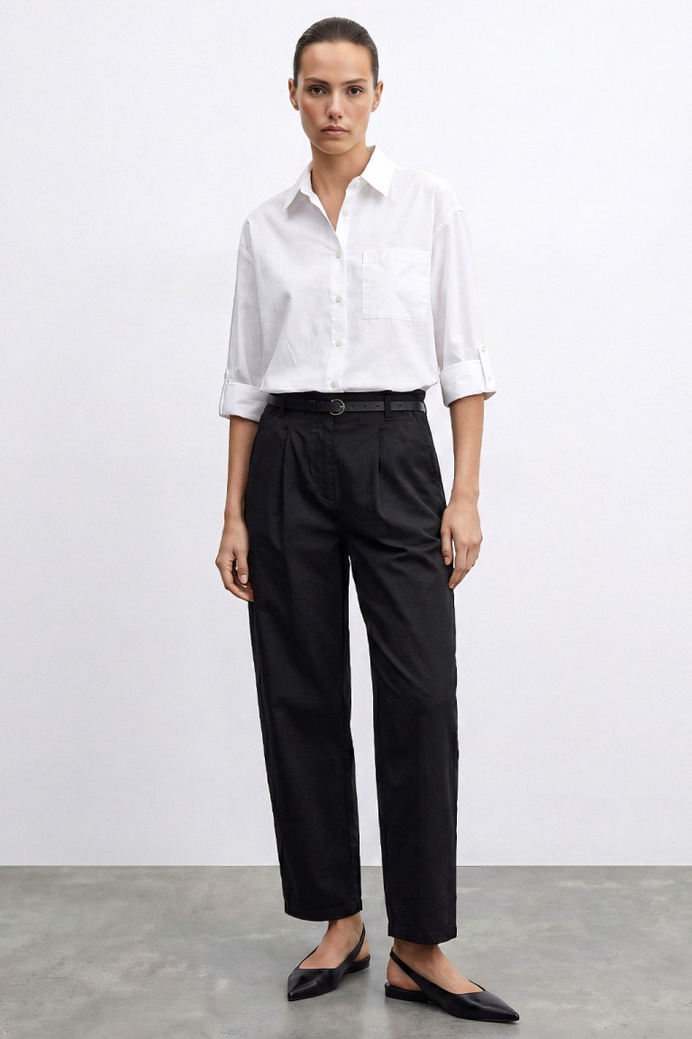 Camicia basic in cotone