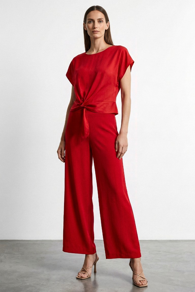 Pantalone fluido retro...