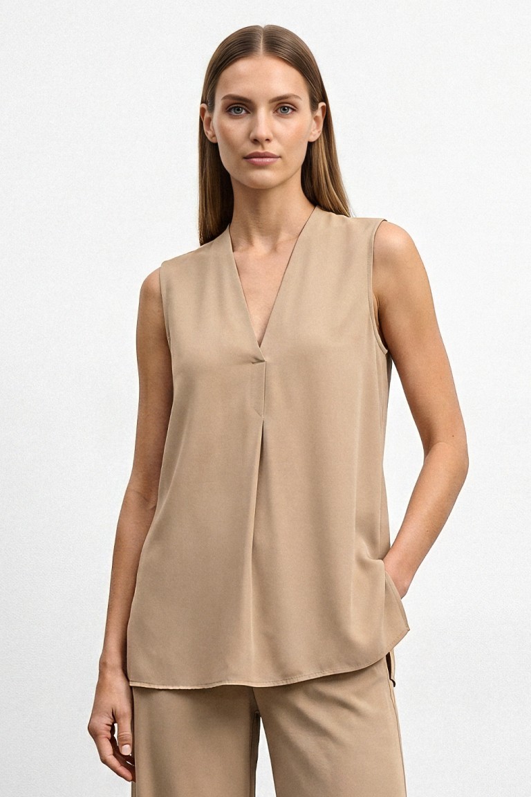 Top fluido scollo morbido