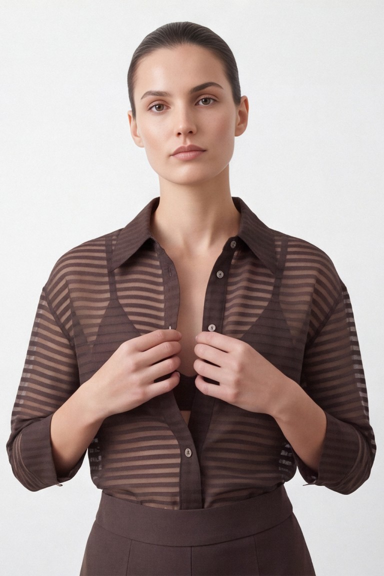 Camicia righe orizzontali