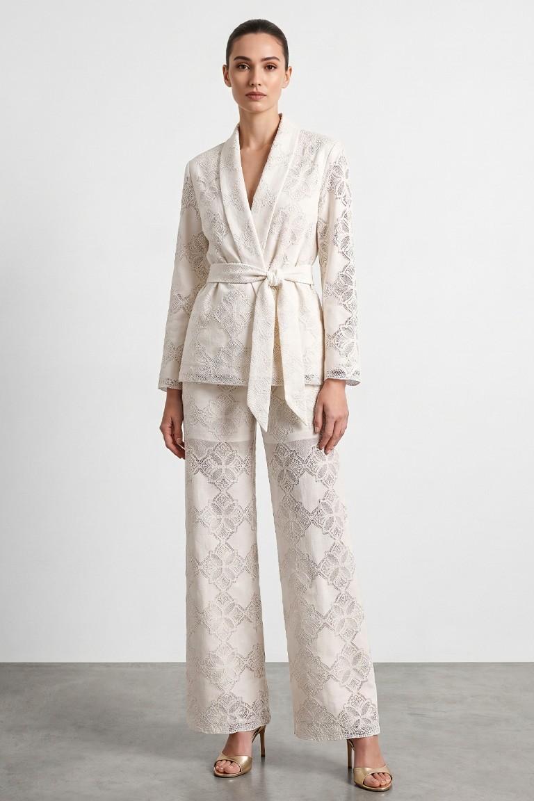 Pantalone in macrame'