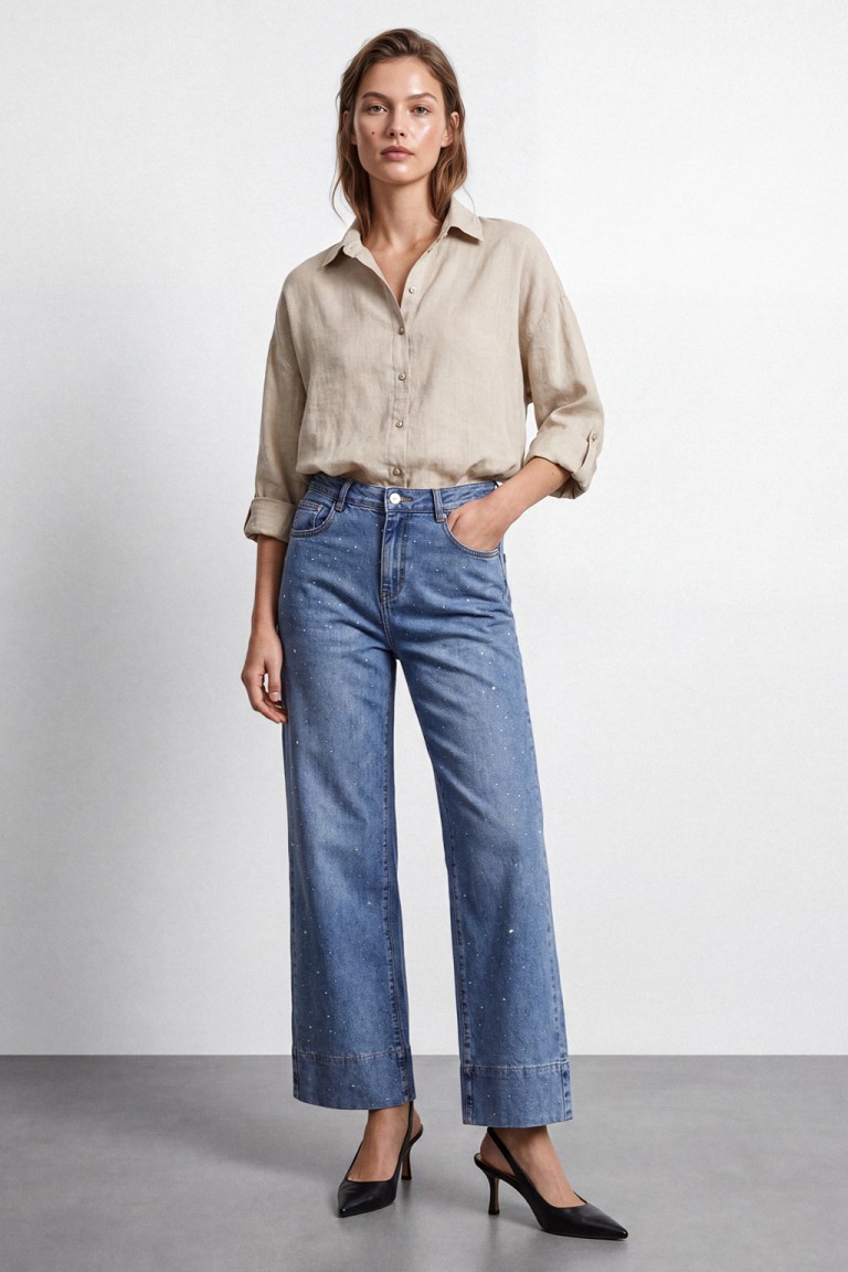 Camicia over lino