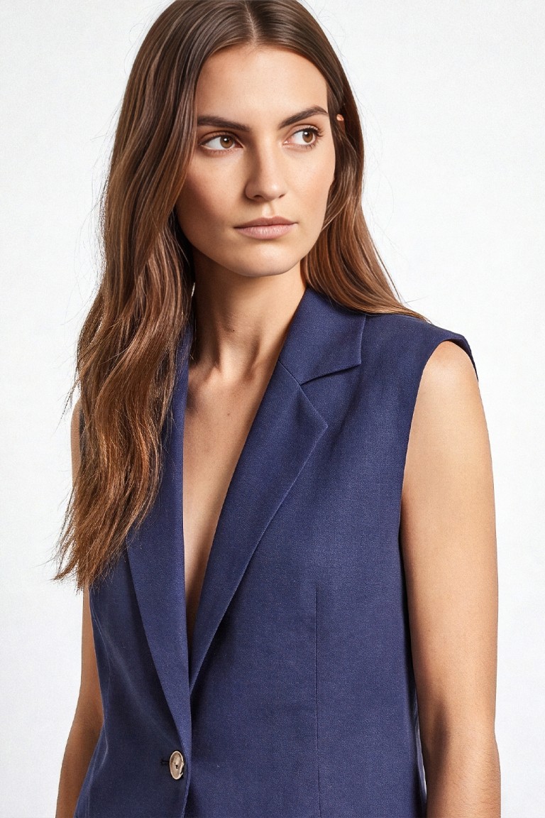 Gilet in lino