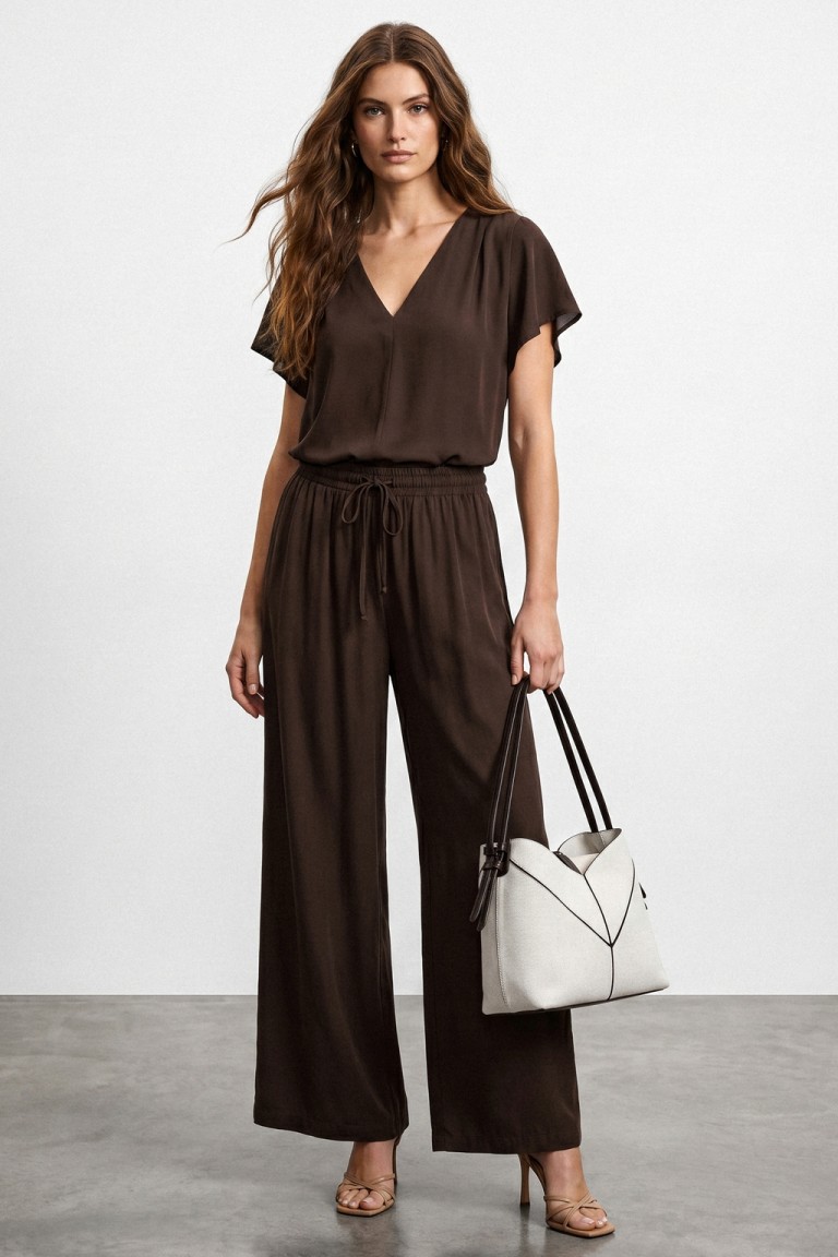 Pantaloni fluidi con coulisse