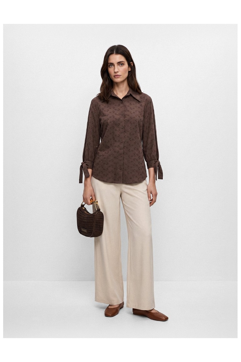 Camicia in sangallo...